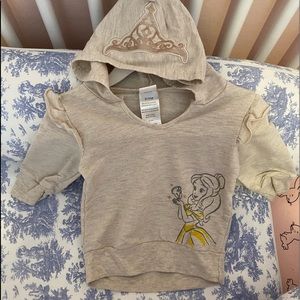 Beauty and the beast baby jogger and hoodie set